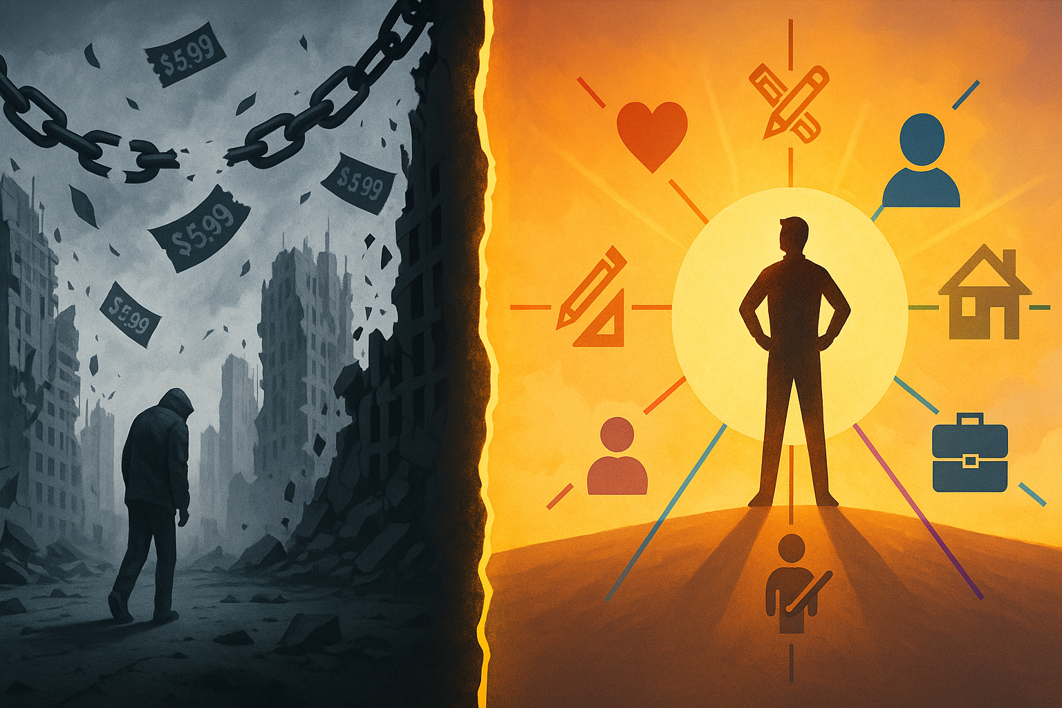 The Divesting Vision - from destroyer cage to unified builder circle