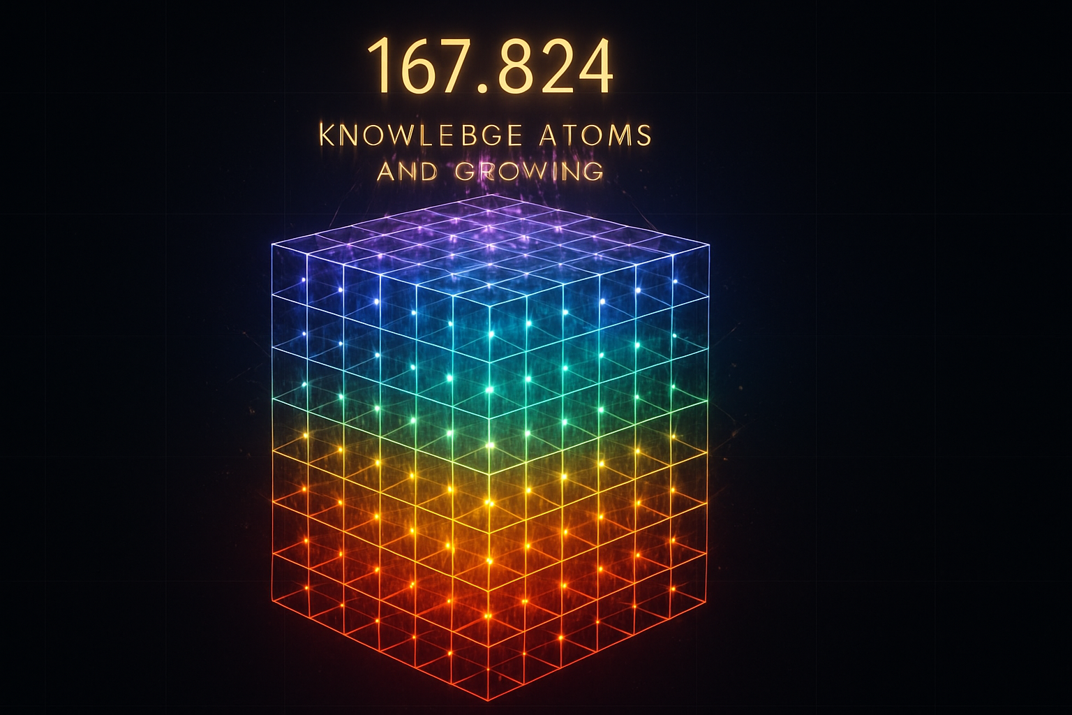 The Cyclotron Brain - 7x7x7 knowledge cube