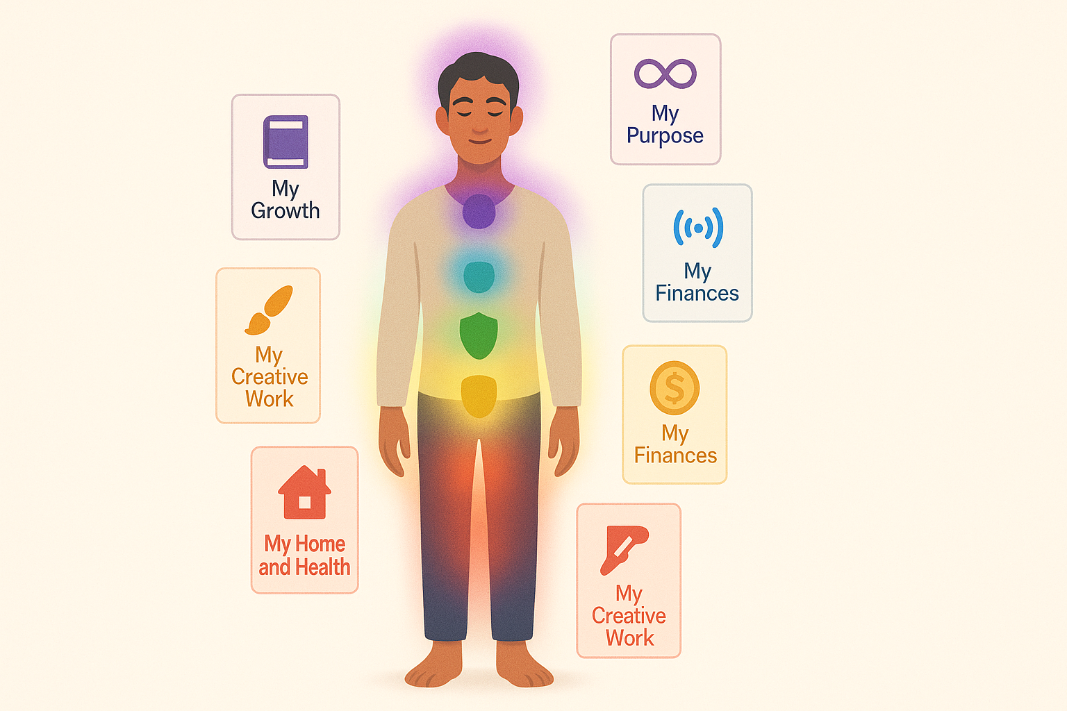 Your Personal 7 - seven life domains mapped to you